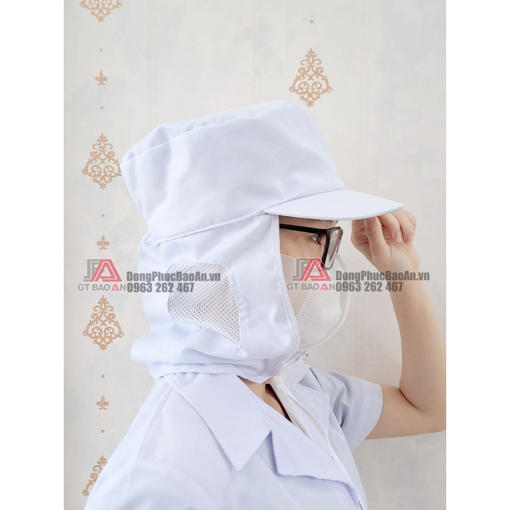 NÓN LƯỚI TRÙM TÓC THUỶ HẢI SẢN CÓ DÂY ĐIỀU CHỈNH, NÓN CHẾ BIẾN THỰC PHẨM CHO CÔNG NHÂN
