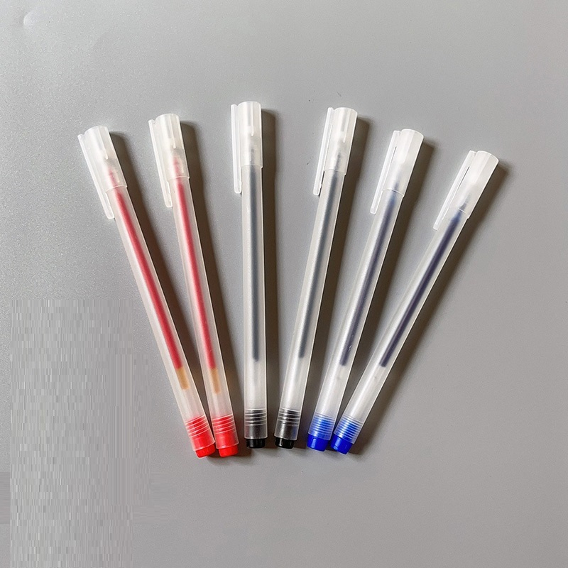 Combo 20 Bút Gel bút bi nước văn phòng mực gel 0.5mm mực đều nét chữ đẹp đủ màu xanh đen đỏ