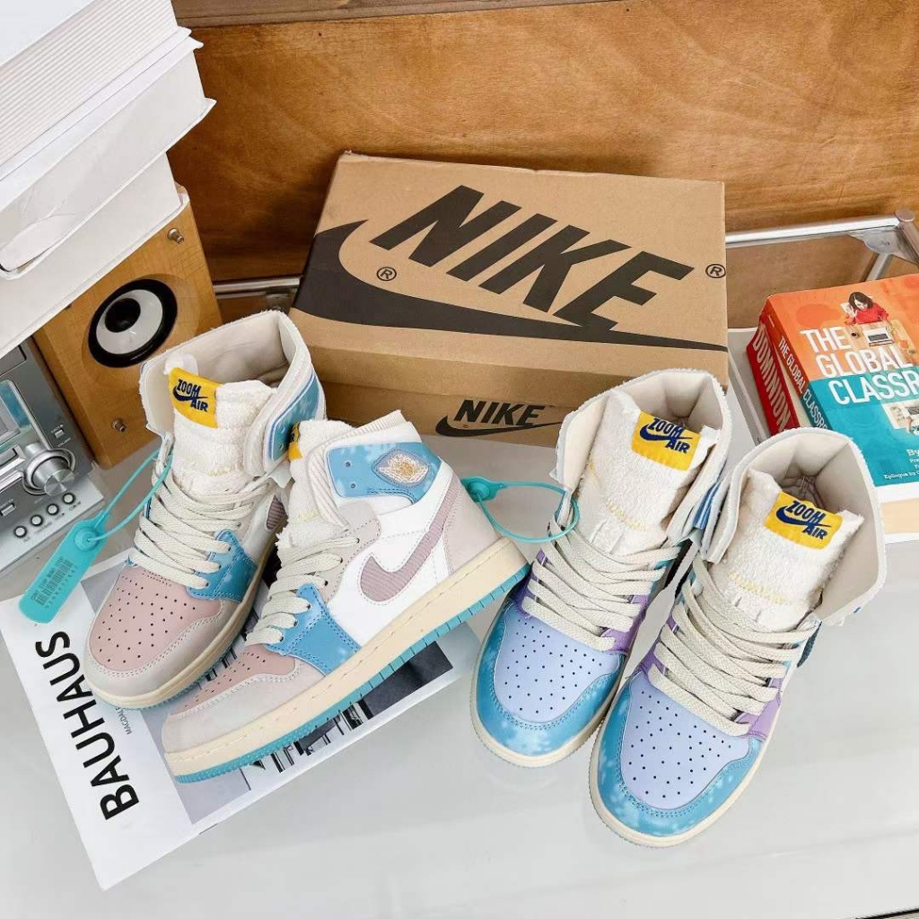 Giày thể thao Jordan 1 Zoom Pink Oxford + full box