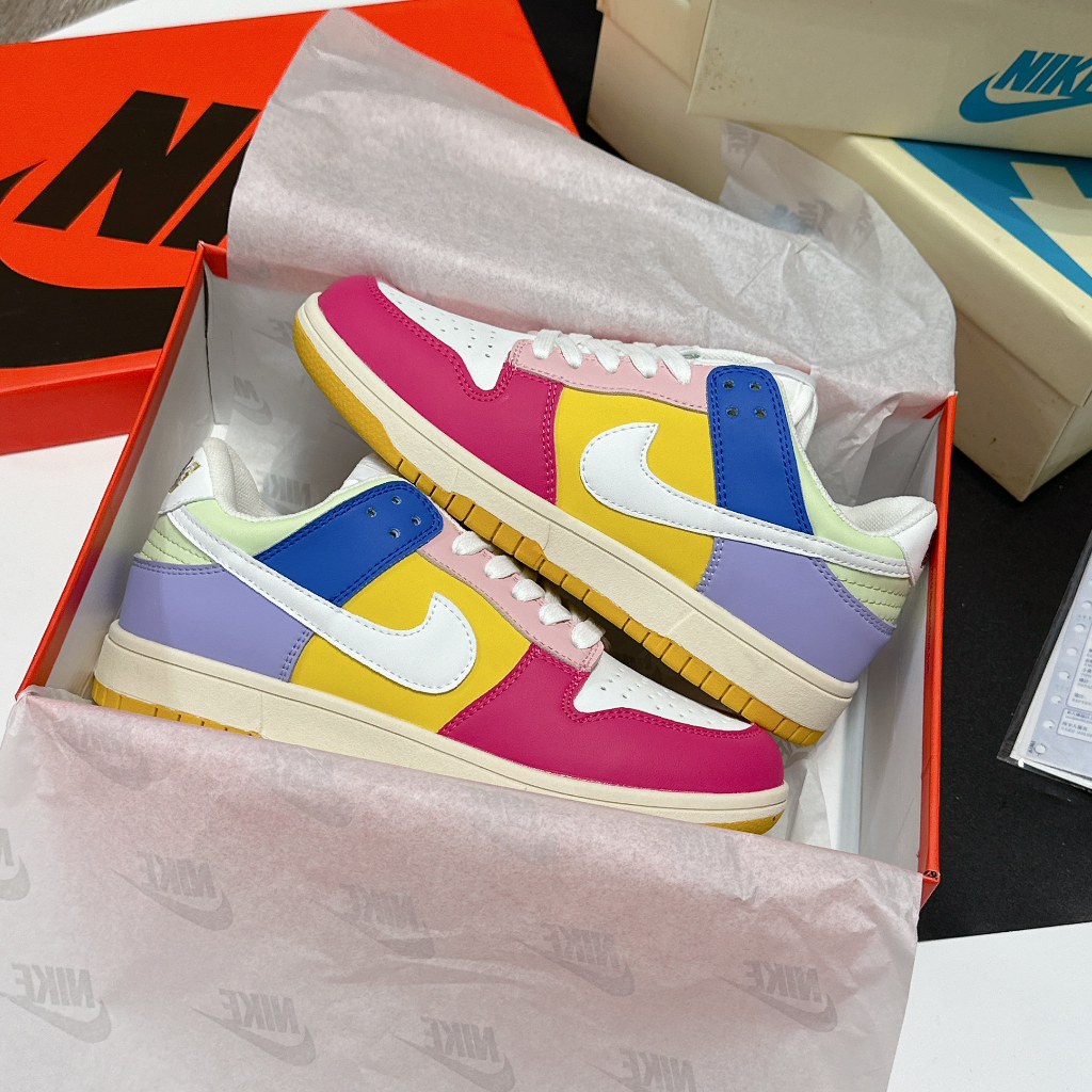 Giày thể thao Du.nk Low Multi-Color + full bill