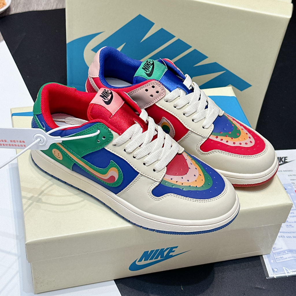 GIÀY JD CẦU VỒNG 7 MÀU LAU AU SC