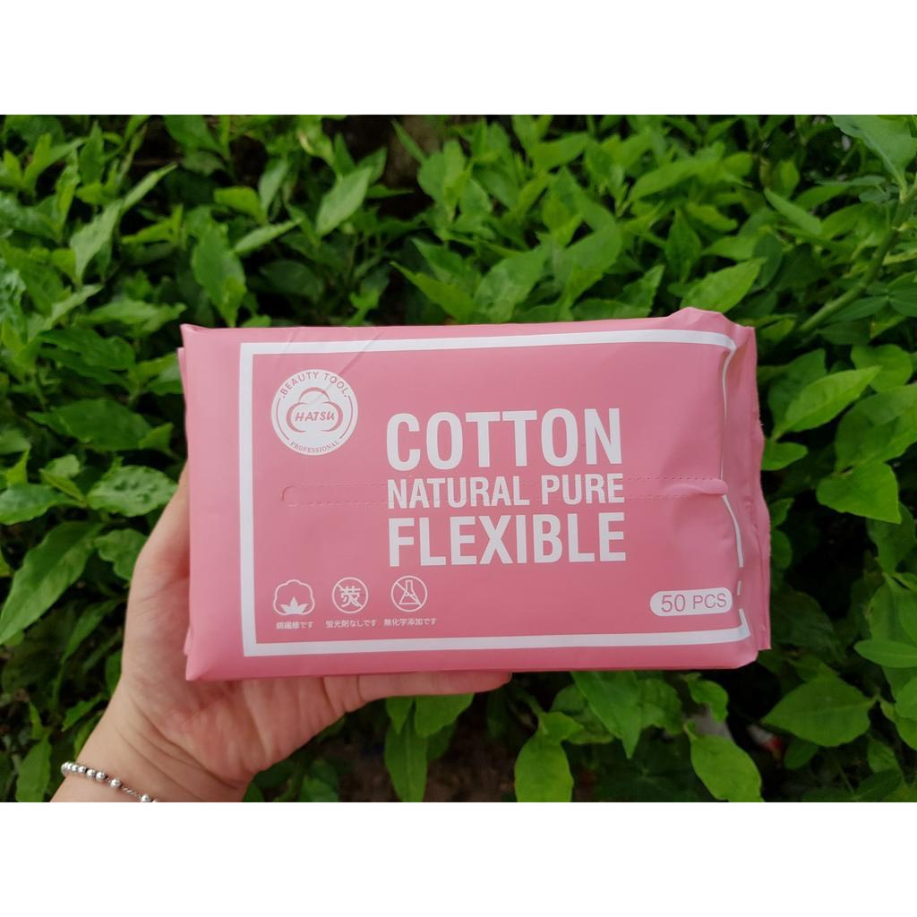 Khăn rút 50 tờ dùng 1 lần Cotton Natural Flexible 50