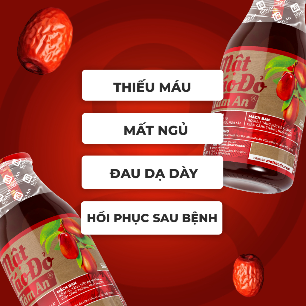 Mật Táo Đỏ Tâm An