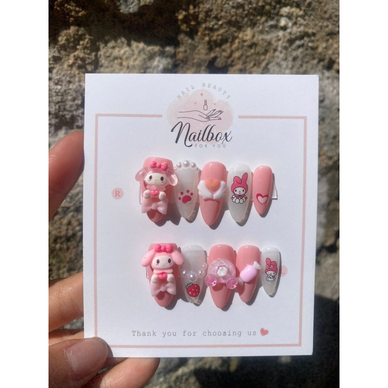 VG16 nail thiết kế dễ thương