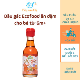 Dầu gấc ép lạnh ăn dặm bổ sung chất cho bé từ 6 tháng Ecofood, Shop Bếp Của Mẹ