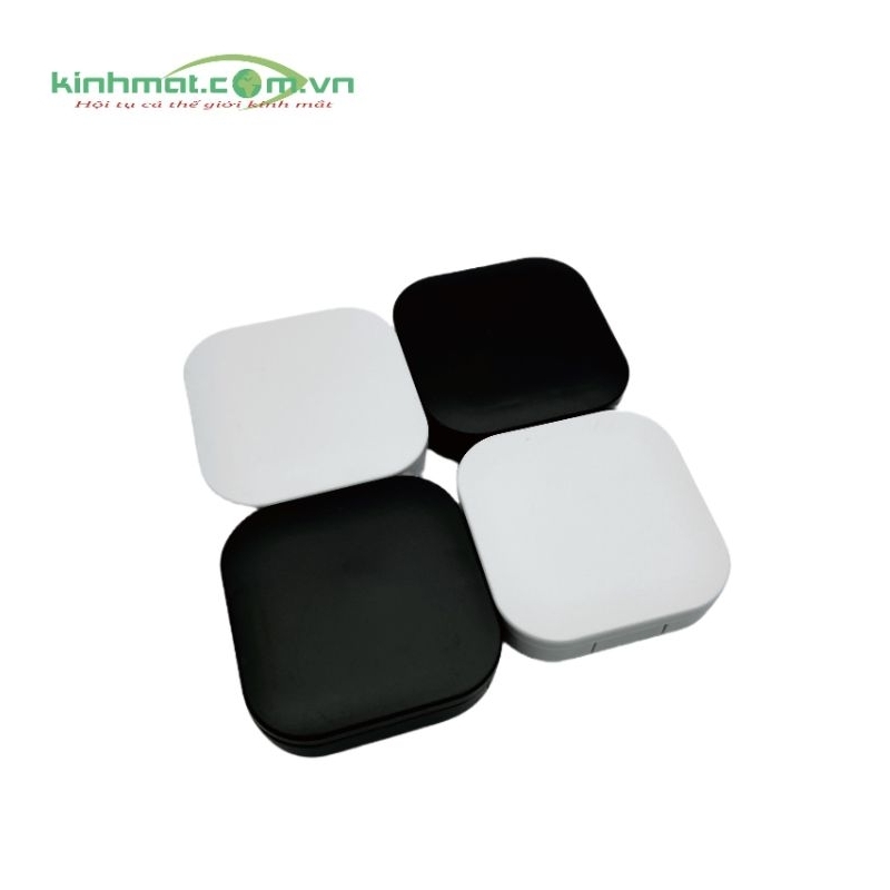 khay gương đựng kính áp tròng kèm bộ dụng cụ đeo lens