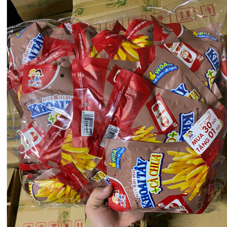 Snack khoai tây cà chua