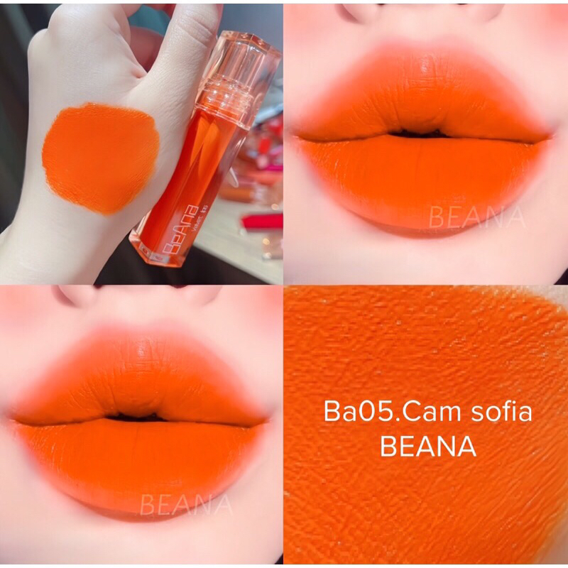 Son BeAna Cao Cấp - Son Kem Siêu Lì Không Chì Mềm Môi Công Nghệ Mới Nhất- Son B.A Ver4