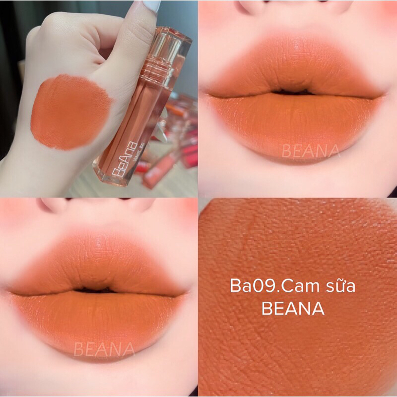 Son BeAna Cao Cấp - Son Kem Siêu Lì Không Chì Mềm Môi Công Nghệ Mới Nhất- Son B.A Ver4