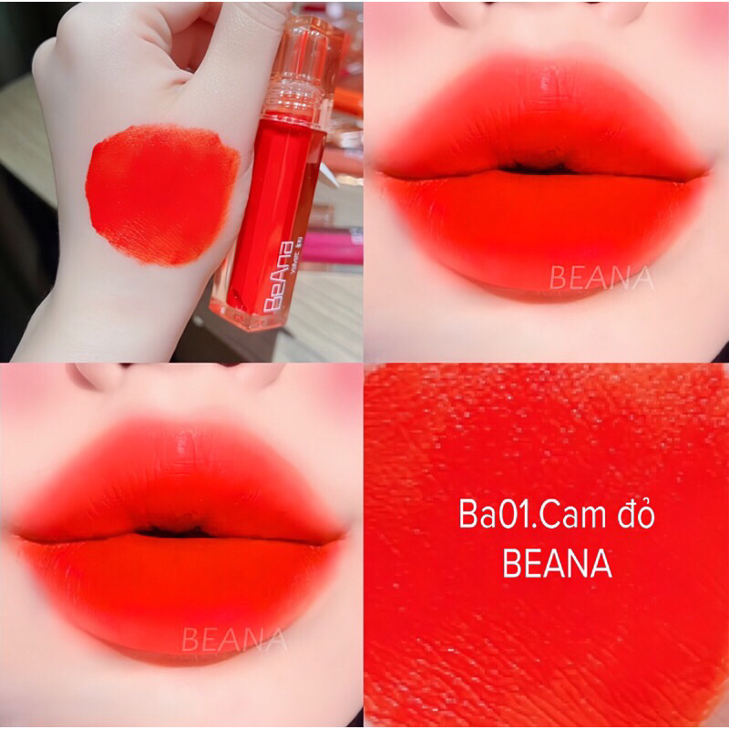 Son BeAna Cao Cấp - Son Kem Siêu Lì Không Chì Mềm Môi Công Nghệ Mới Nhất- Son B.A Ver4