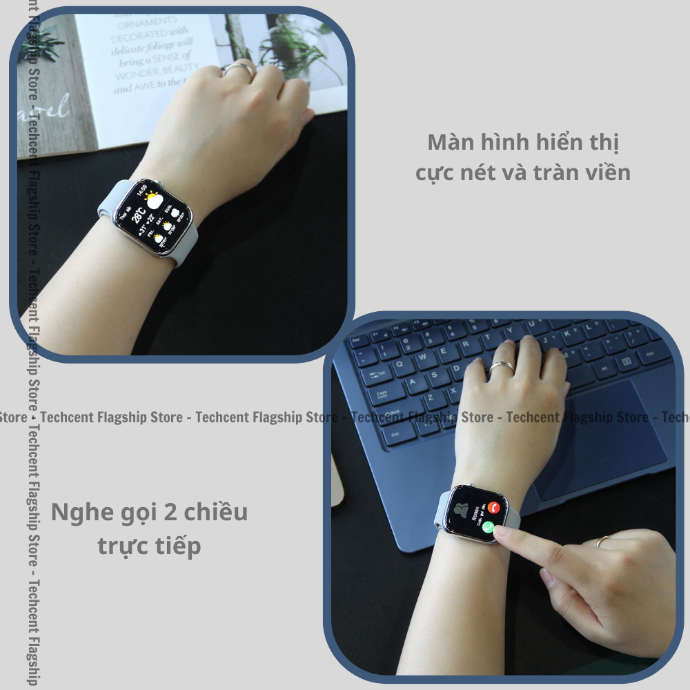 (Bản 45mm) Đồng hồ thông minh Techcent Watch 8 Pro Max, Nghe gọi, Theo dõi Sức khỏe, Chống nước, Nhận thông báo | BigBuy360 - bigbuy360.vn