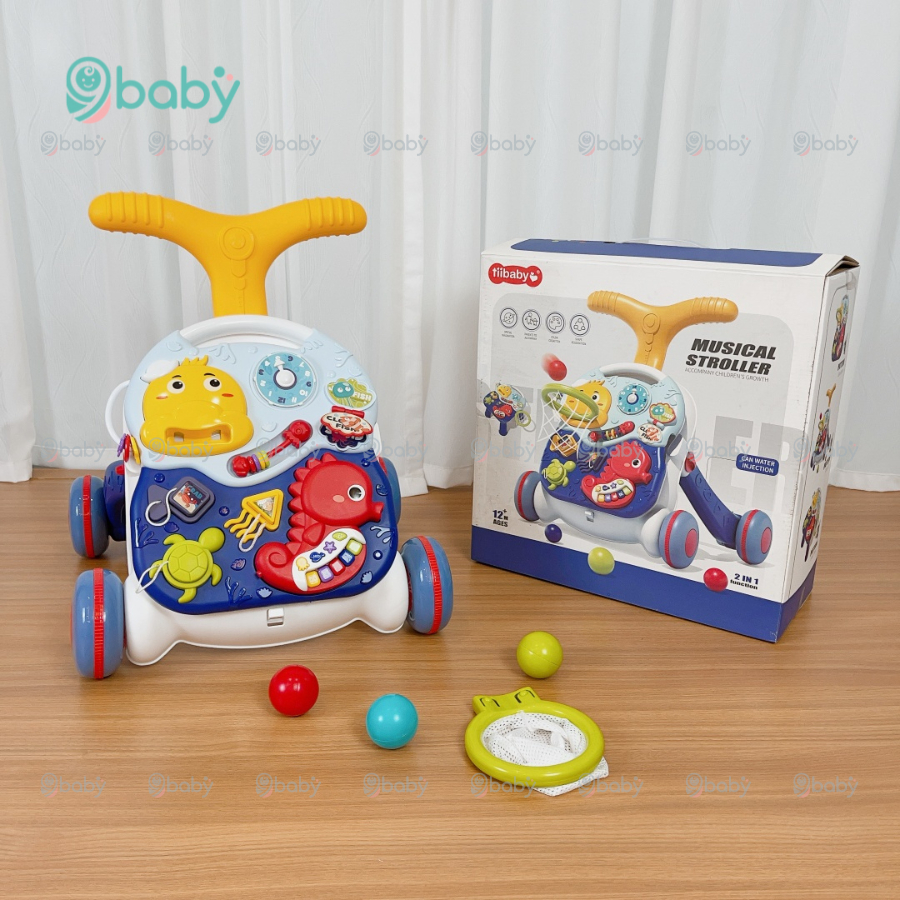 Xe tập đi kiêm bàn nhạc đa năng 2 trong 1 N6038 / Tiibaby 66549