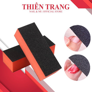 Phao cam sần buffer nhám - phao mài móng - phao nail 3 mặt nhám - buffer nail 3 mặt