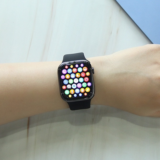 Đồng hồ thông minh Watch Sr8 (41-45mm) Nghe Gọi Nhận Thông Báo, Màn Tràn Viền, Cài Mật Khẩu, Sạc Không Dây | BigBuy360 - bigbuy360.vn