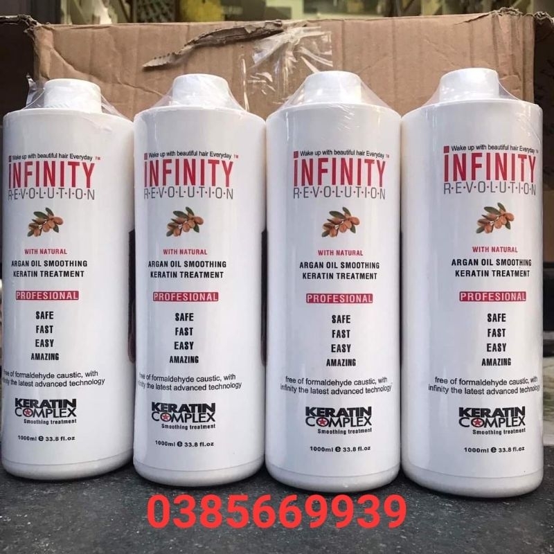 SIÊU PHỤC HỒI TÓC NÁT INFINITY KERATIN . SUN . PHỤC HỒI NHANH 1000ML...  PHỤC HỒI TÓC NÁT , CHÁY , SUN , NHŨN CỰC ĐỈNH