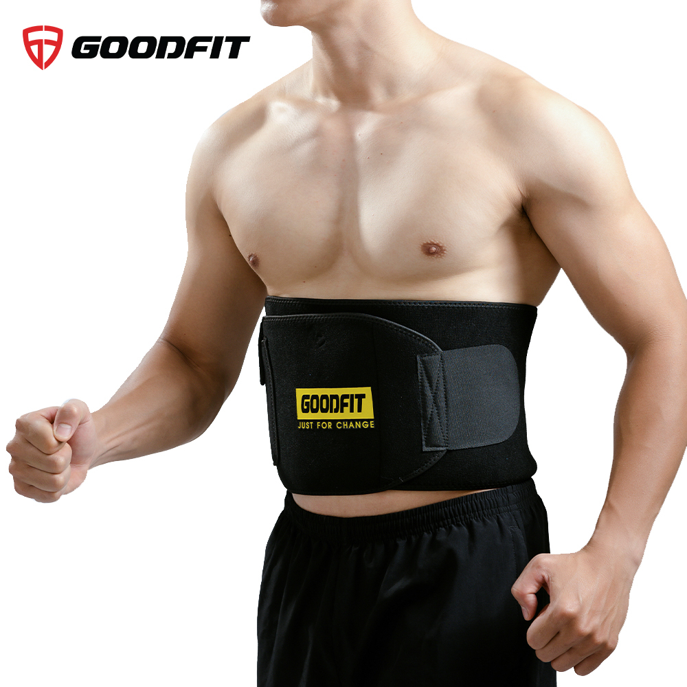 Đai lưng tập gym, đai quấn nóng giảm mỡ bụng chính hãng GoodFit GF724WS