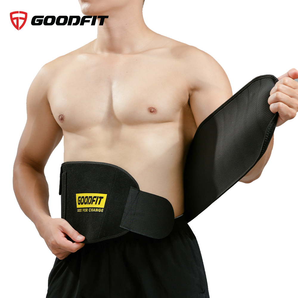 Đai lưng tập gym, đai quấn nóng giảm mỡ bụng chính hãng GoodFit GF724WS