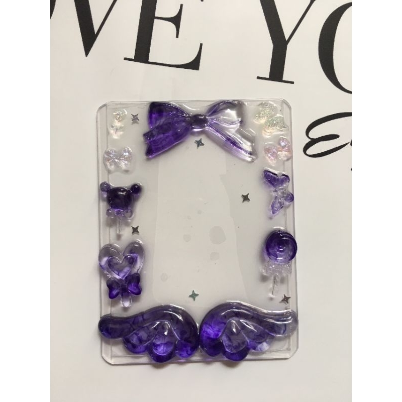 Toploader decor resin A7