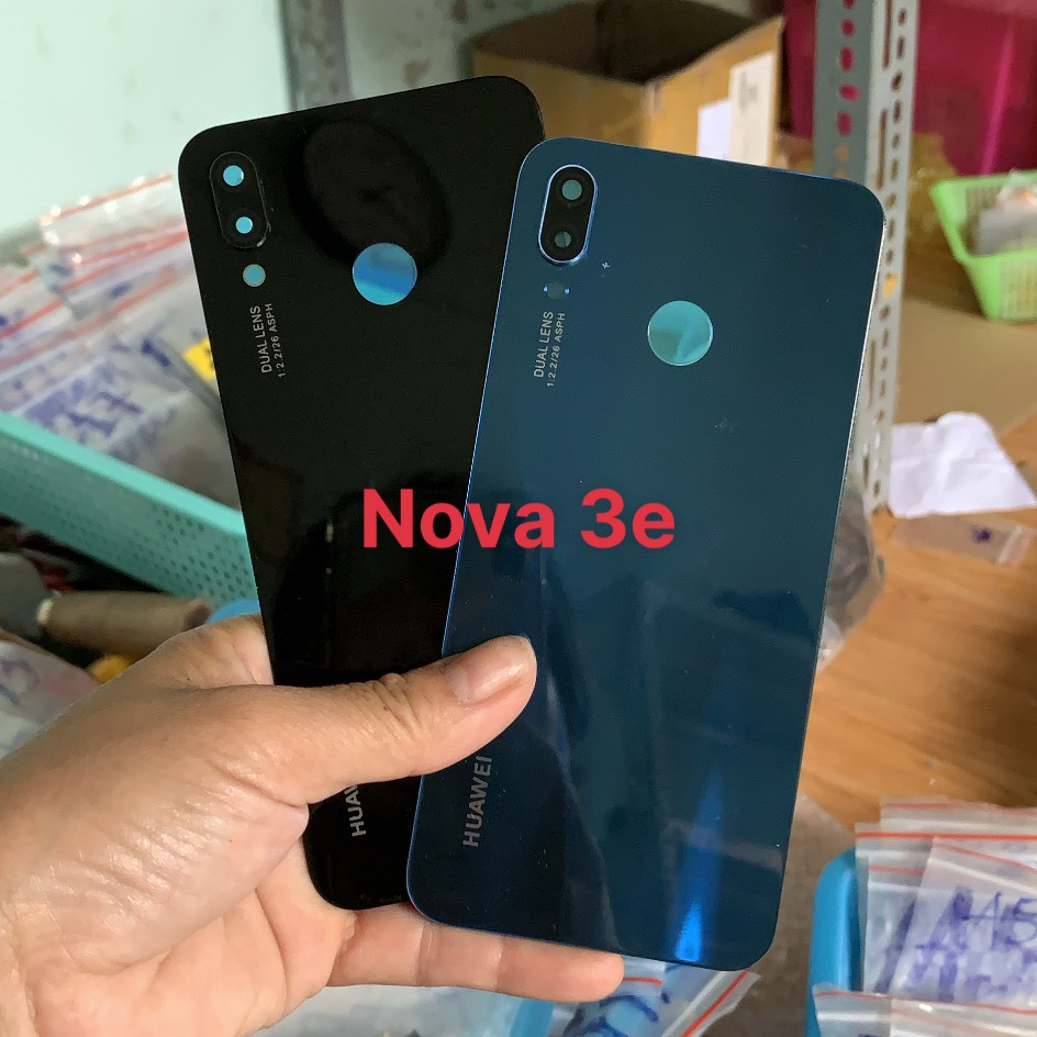 nắp Lưng Huawei Nova 3e ( kèm kính camera )
