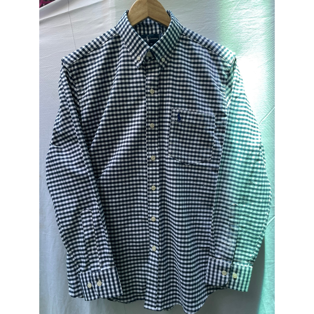 ÁO SƠMI NAM,NỮ VẢI OXFORD NỈ 100% COTTON, TAY DÀI, CÓ TÚI, DÁNG PHONG CÁCH CHÂU, MÀU CARO TRẮNG ĐEN.