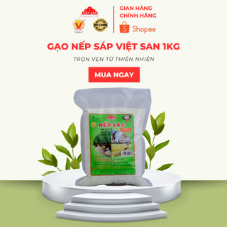 Gạo nếp sáp gói việt san 1kg