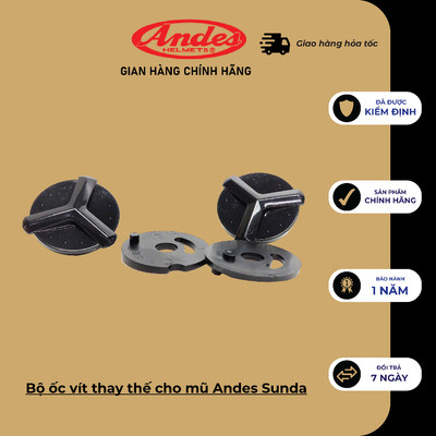 Bộ ốc vít thay thế cho mũ Andes Sunda