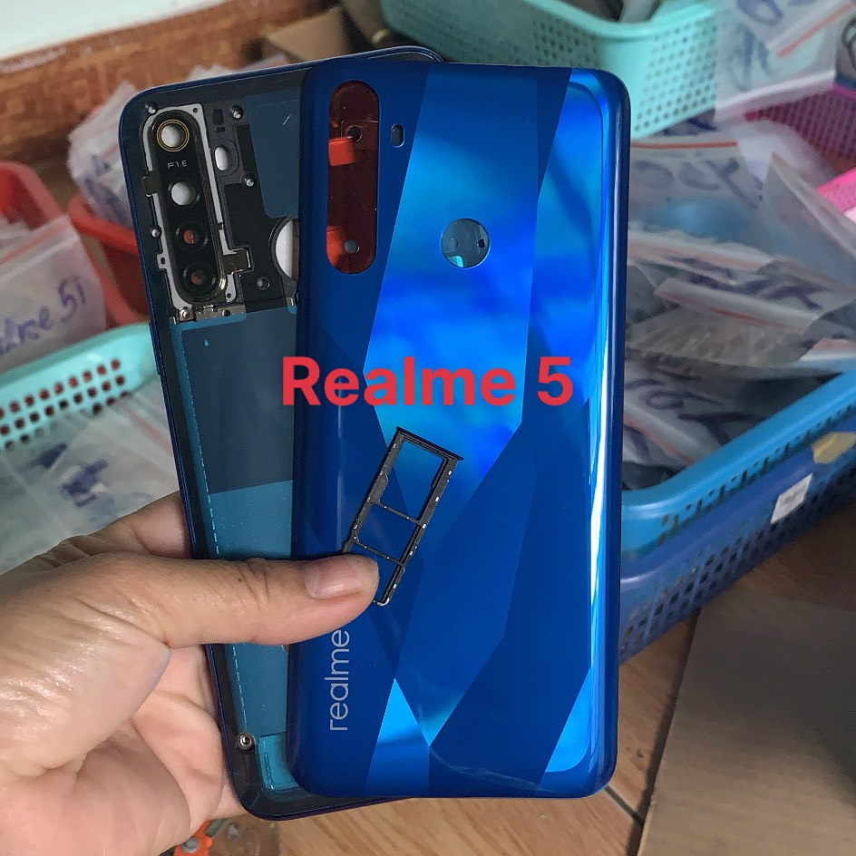 Bộ vỏ Điện thoại Realme 5 / Realme 5s zin