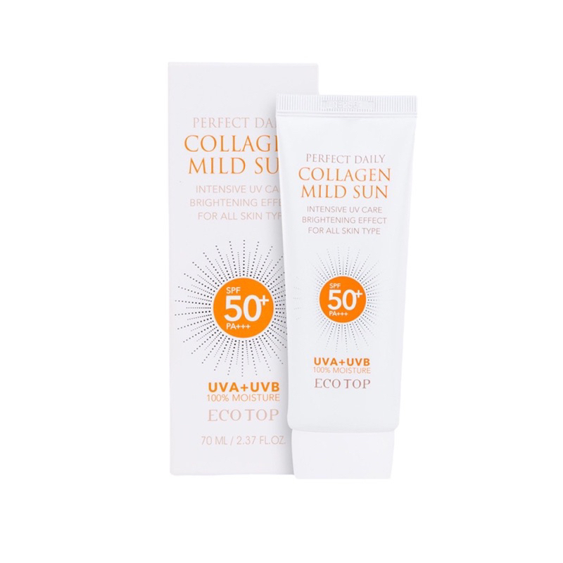 Kem chống nắng Ecotop Perfect Daily Collagen Mild Sun SPF50 70ml