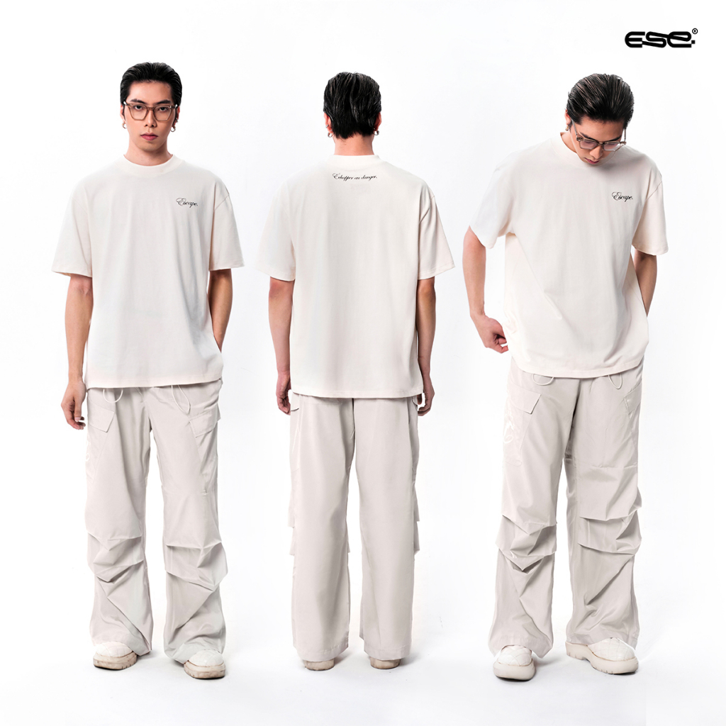 Áo thun Échapper au danger Tee - Màu kem