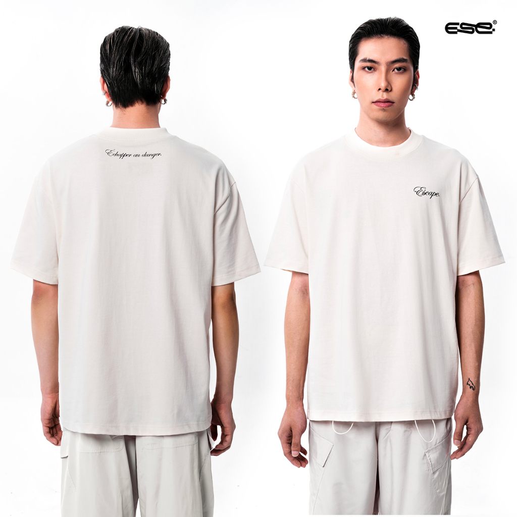 Áo thun Échapper au danger Tee - Màu kem