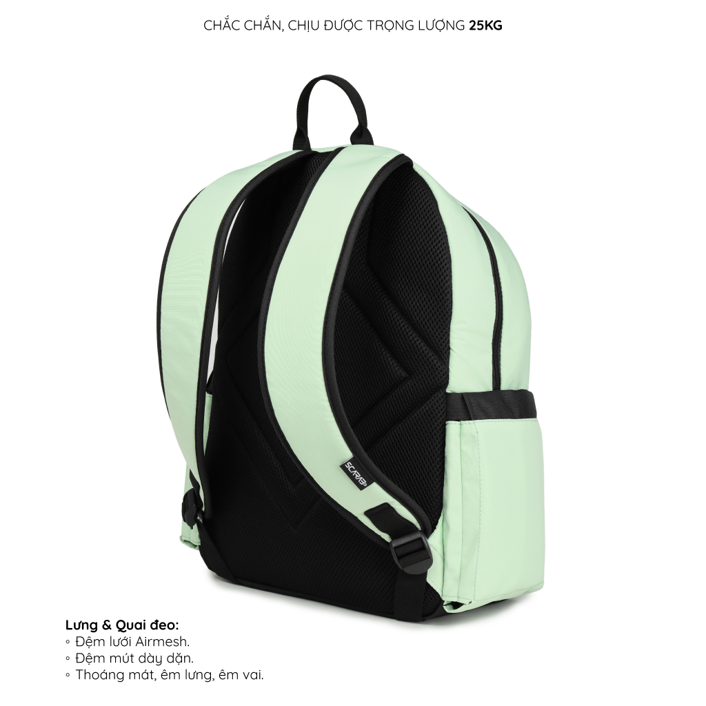 Balo Nam Nữ, Đi Học Hằng Ngày SCARAB - LIGHT Backpack Unisex