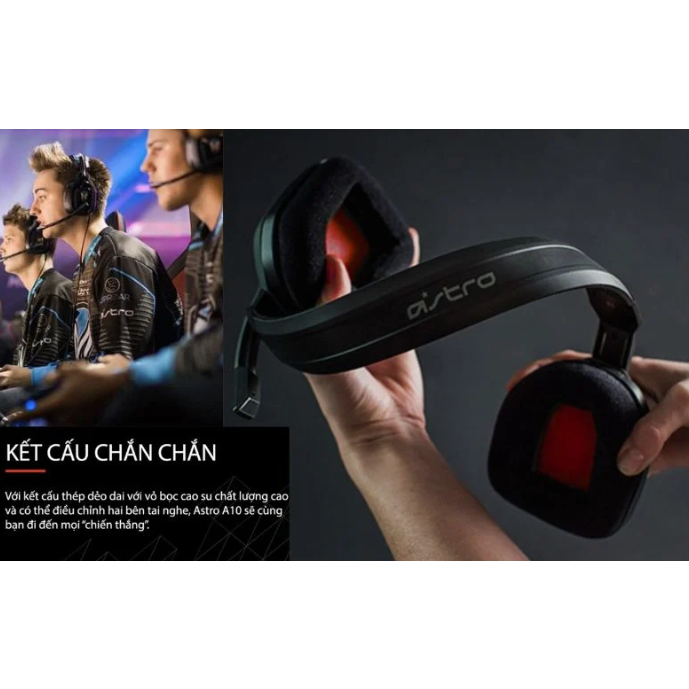 Tai Nghe Game Logitech G - Astro A10 Kèm Mic Gập Để Mute | Hàng Chính Hãng | Bảo Hành 24T | Mimax Store
