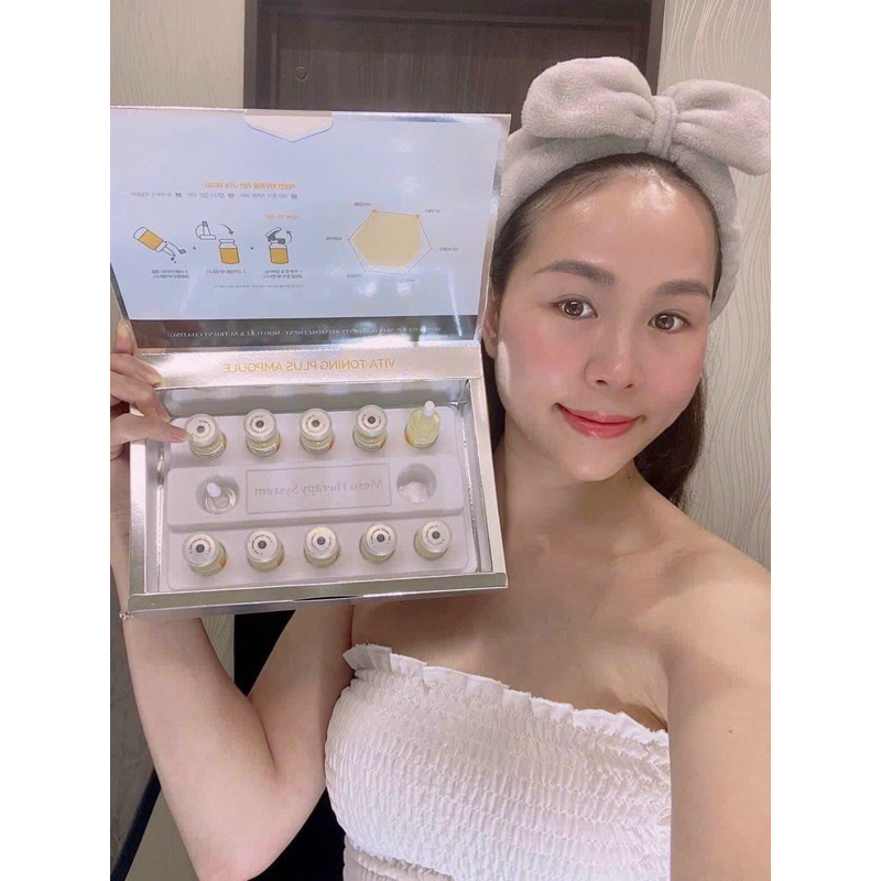 Tế Bào Gốc Dr.CPU Vita Toning Plus Ampoule Pure Vitamin C 13.5% [ Hộp 10 lọ ]