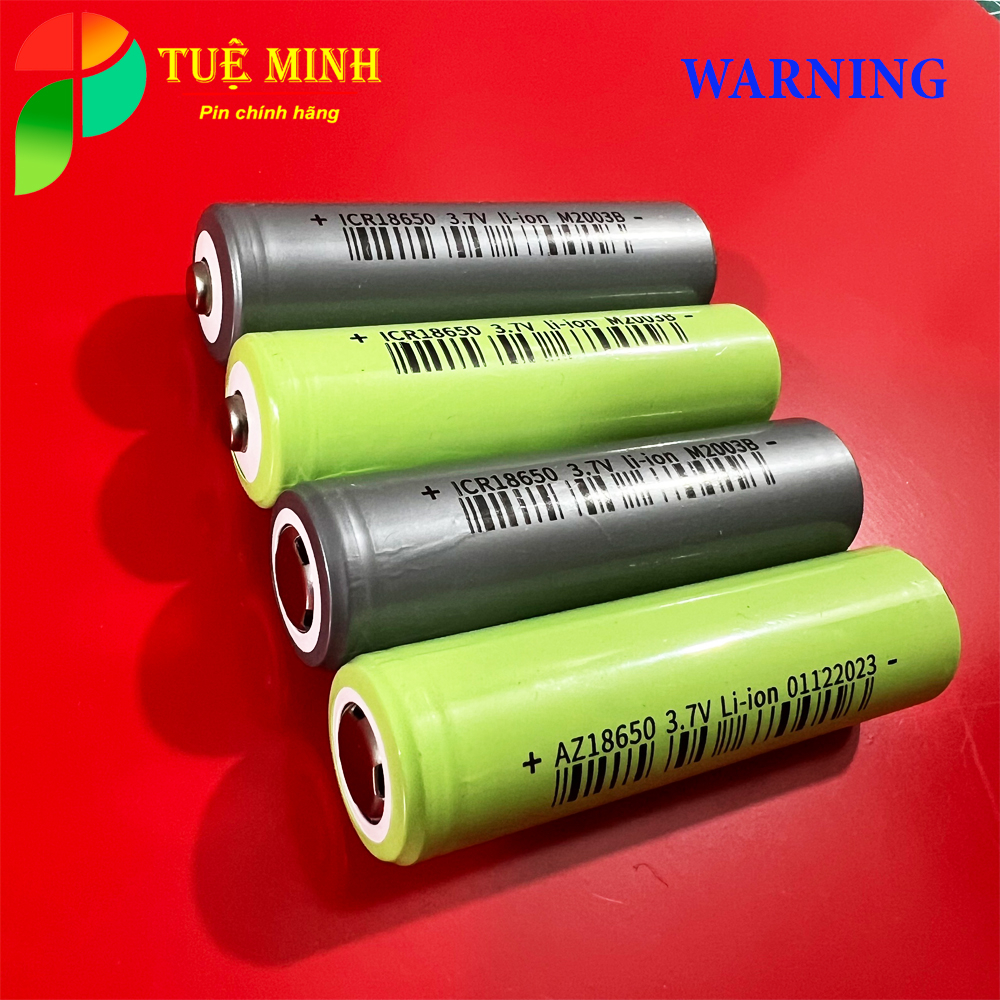 Pin sạc 18650 / pin 18650 3.7V 2000mah/ 2500mah đầu bằng, đầu lồi, dùng cho quạt MINI,đèn pin,Tông Đơ,Sạc Dự phòng