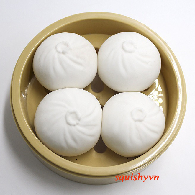 ⚡ HOT TREND ⚡ Squishy Bánh Bao Bóp Giảm Stress, Đồ Chơi Bóp Tay Xả Stress, Bánh Bao Bóp Giảm Căng Th