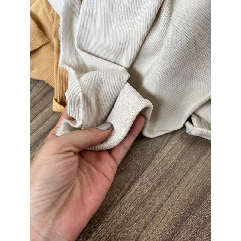 Vải thun tăm tông màu Hàn