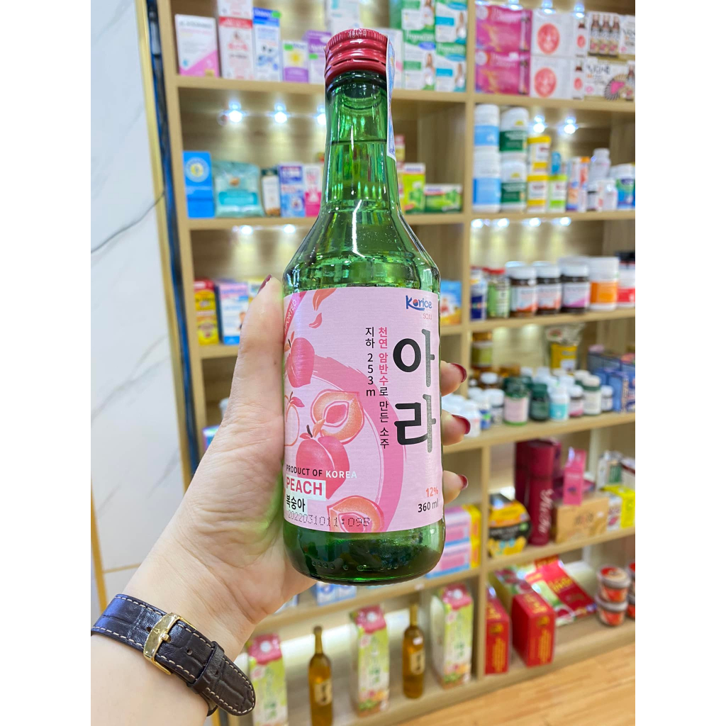 RƯỢU SOJU  HÀN QUỐC Vị Đào