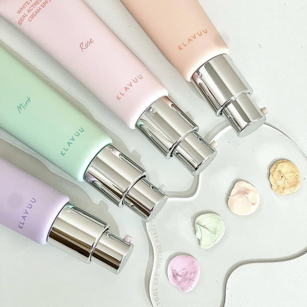 Kem Lót Klavuu White Pearlsation Ideal Actress Backstage Cream SPF30 PA++ Rose Lavender Mint 30ml Nâng Tone Đều Màu Da