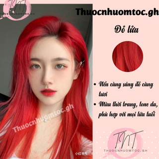 Thuốc nhuộm tóc đỏ lửa + tặng kèm oxy trợ dưỡng - mikeche.hair