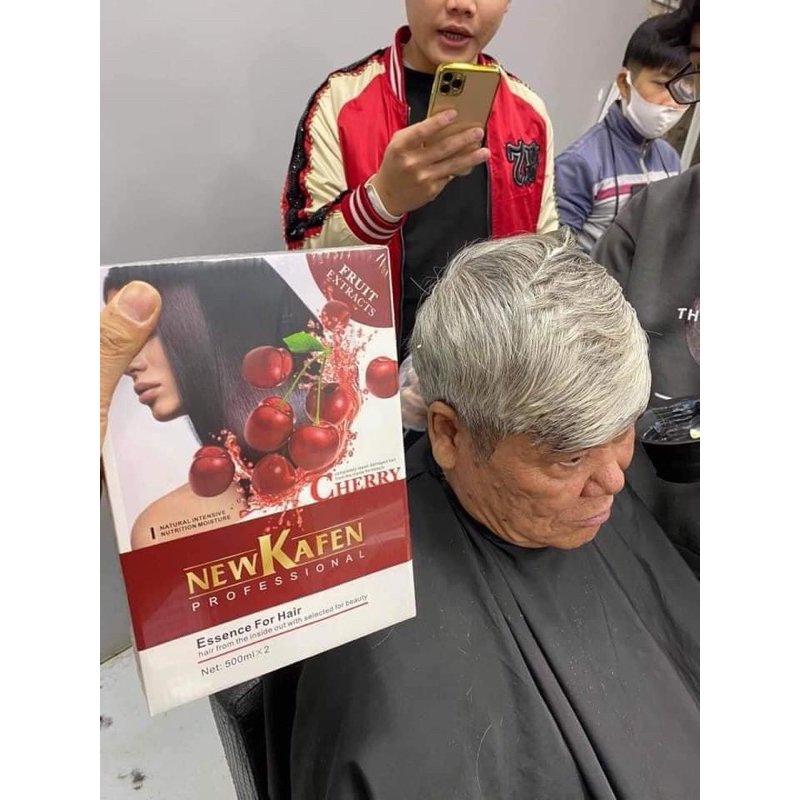 Thuốc nhuộm đen new kafen chery 500ml x2