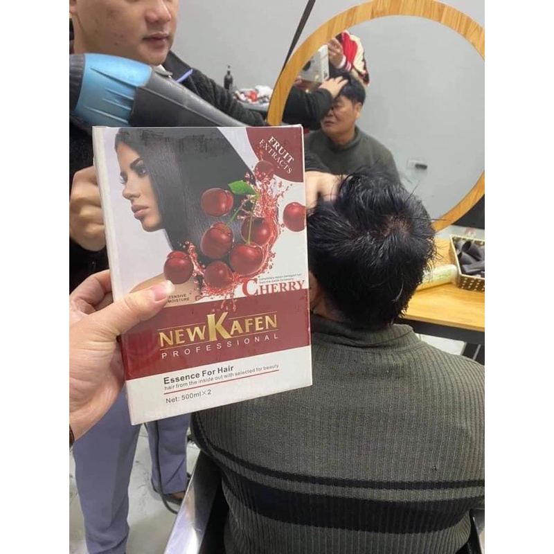 Thuốc nhuộm đen new kafen chery 500ml x2