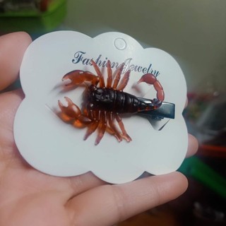 Kẹp tóc con bò cạp/kẹp côn trùng/phụ kiện trang trí halloween