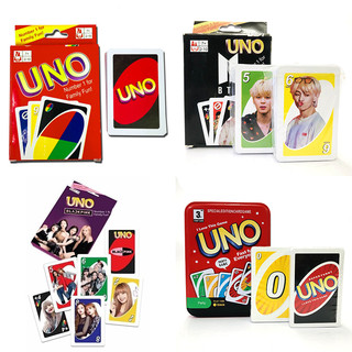 Bài uno boardgame 108 lá cơ bản chất giấy dày - bài uno blackpink - bts - trò chơi nhóm xả stress giải trí