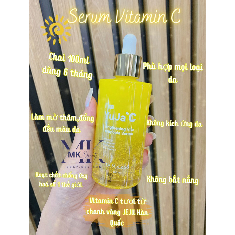 SERUM VITAMIN C TƯƠI YUJA-C DR.MELOSO