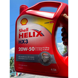 [100% Hàng Chính Hãng] NHỚT SHELL HELIX HX3 20W-50 4lit