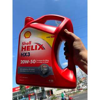 [100% Hàng Chính Hãng] NHỚT SHELL HELIX HX3 20W-50 4lit