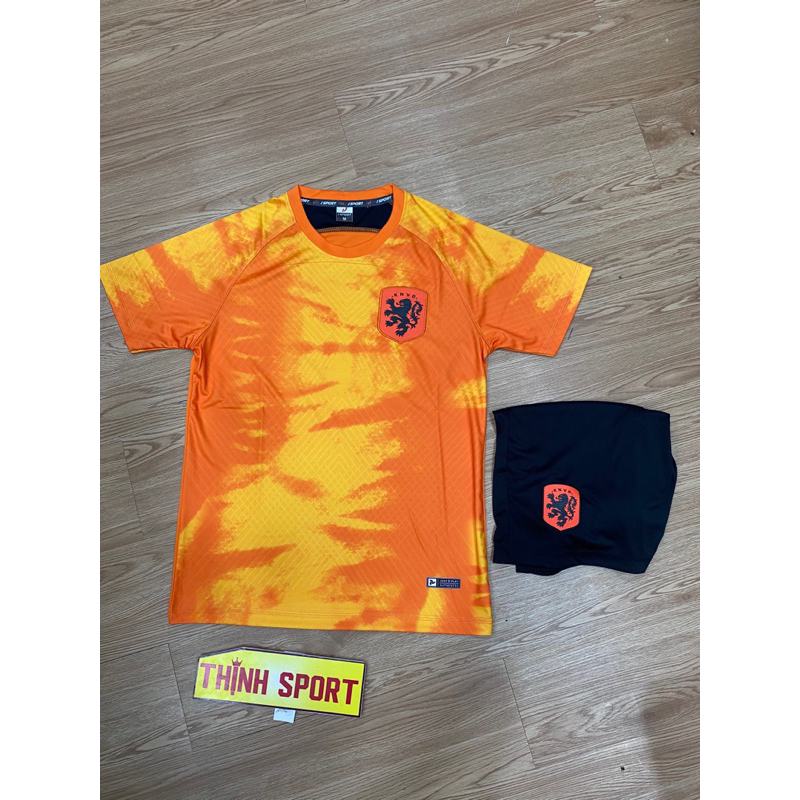 Bộ quần áo đá banh HÀ LAN, Bộ quần áo bóng đá in tên và số theo yêu cầu
