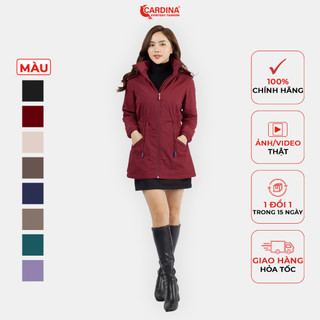 Áo Parka Nữ 𝐂𝐀𝐑𝐃𝐈𝐍𝐀 Lót Lông Cừu Cao Cấp Cản Gió Giữ Nhiệt Siêu Ấm 2PKF