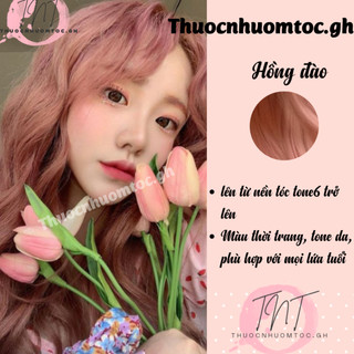 thuốc nhuộm tóc màu hồng đào