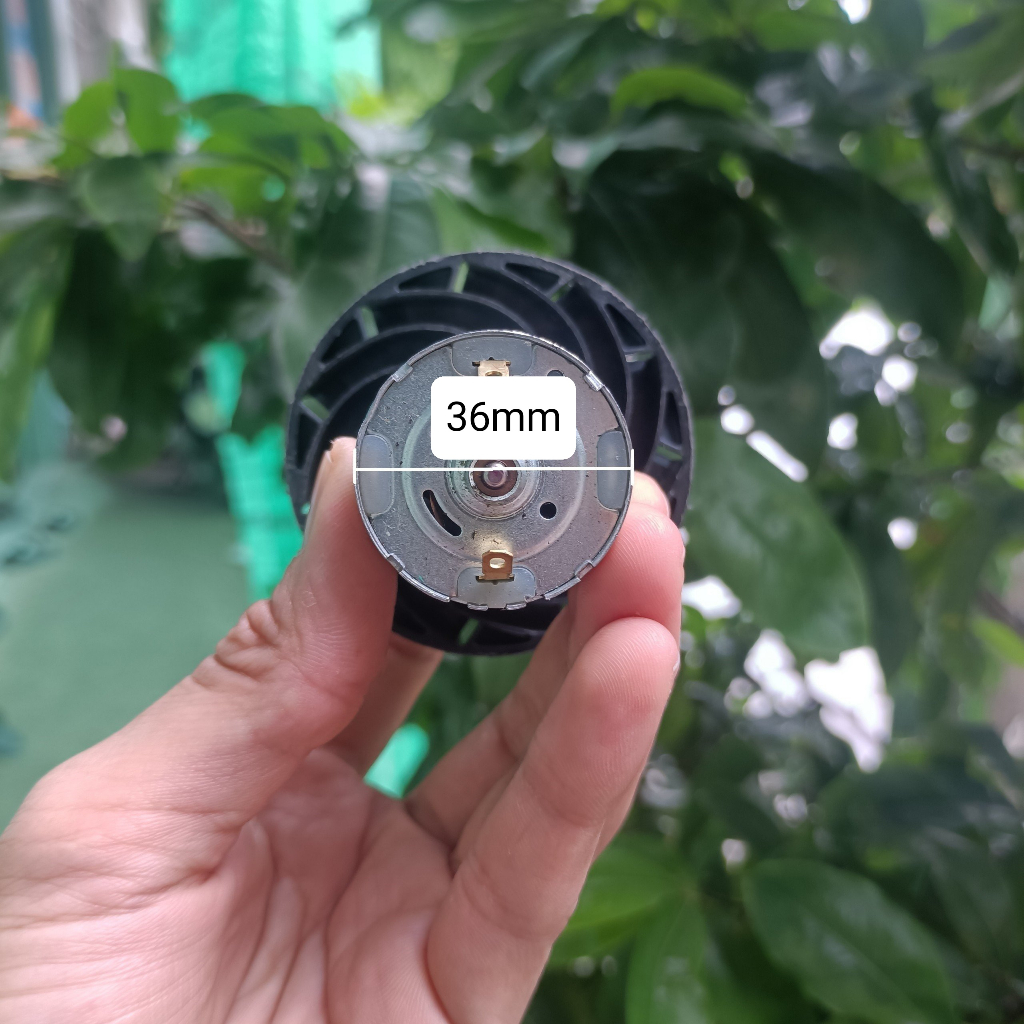 Động cơ máy hút bụi 7.2V - 70W max. Motor chổi than